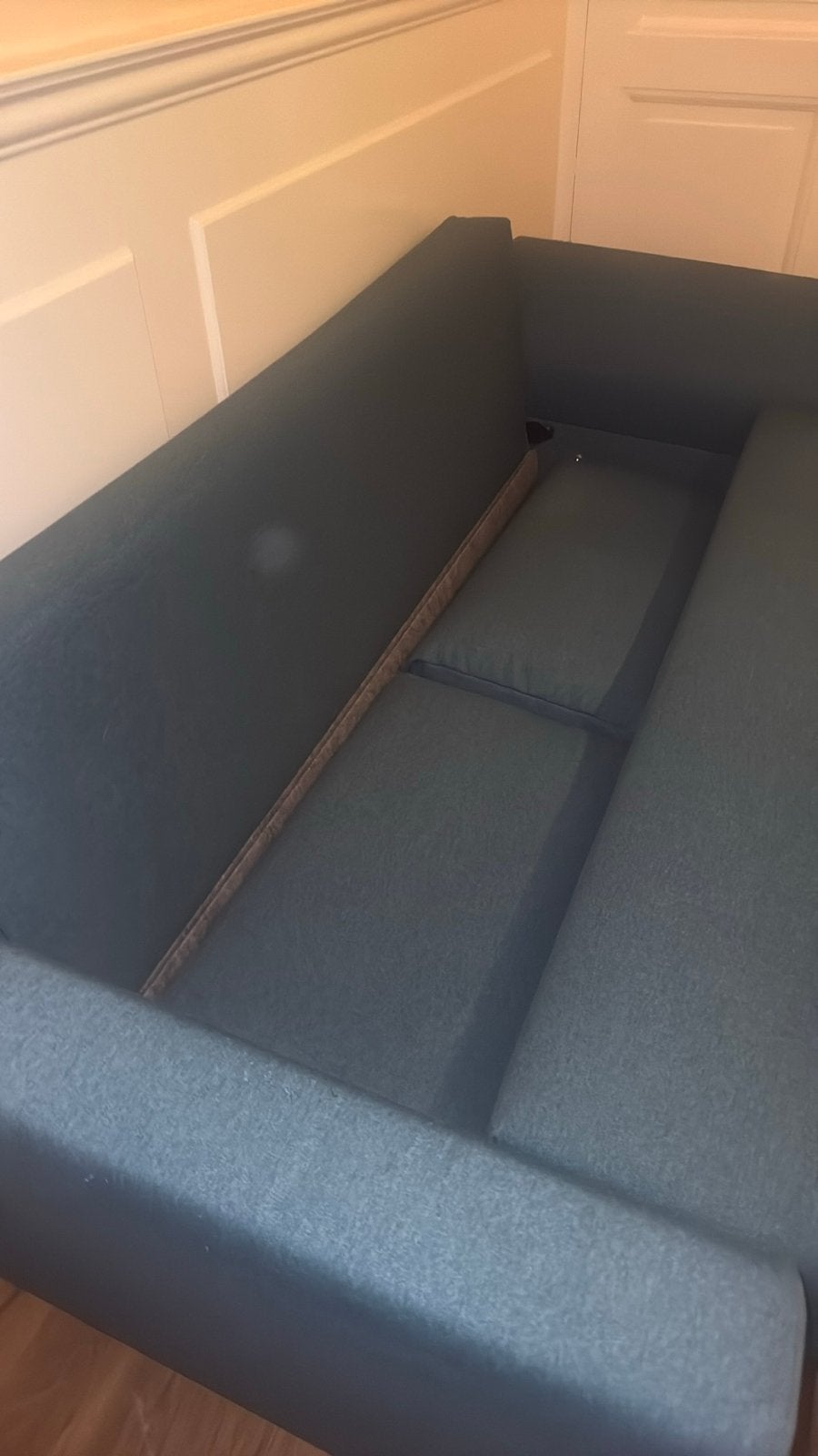 Foto 13 van Bruno Bedbank 160cm - Zo goed als nieuw, inclusief topper