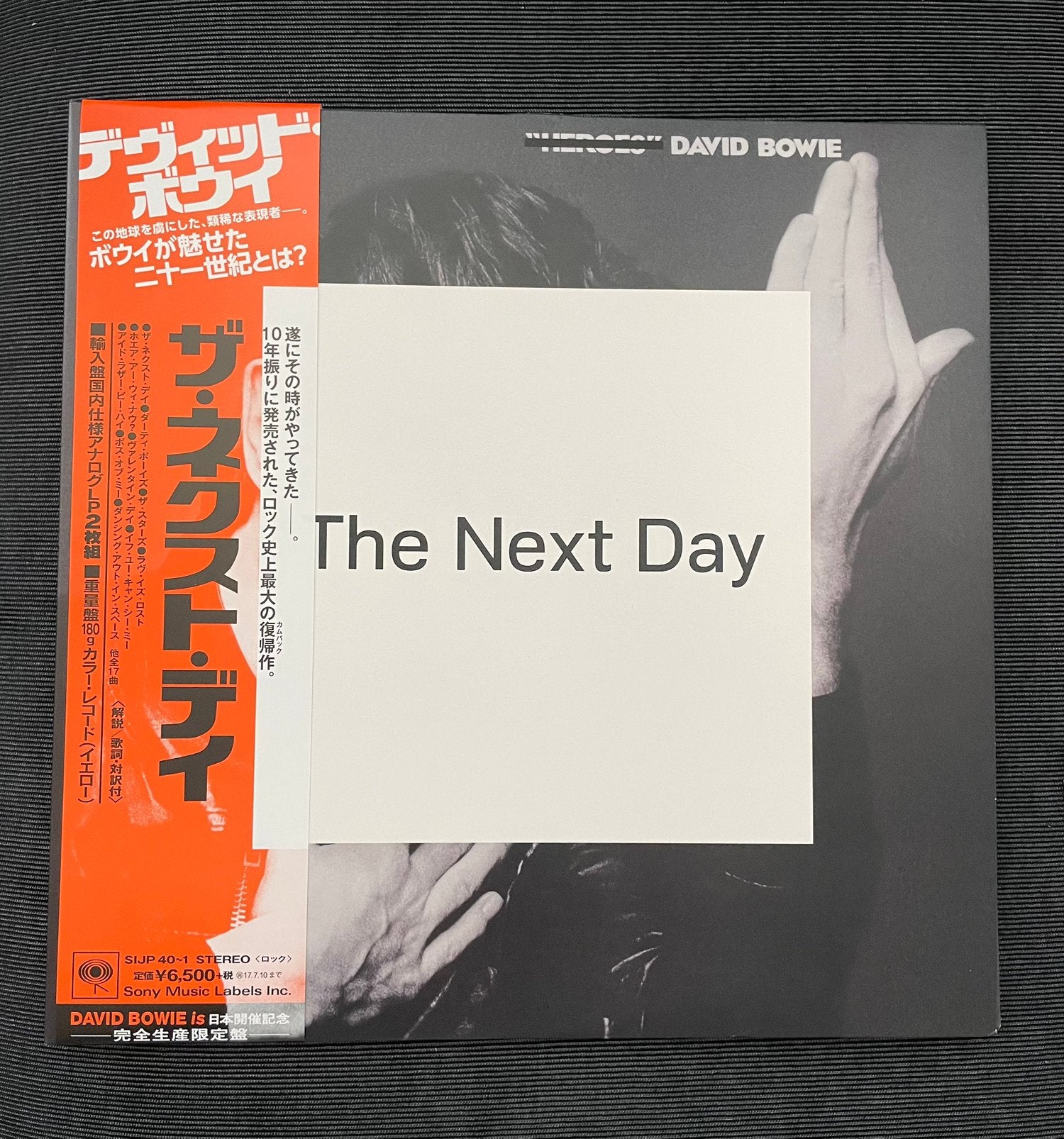 David Bowie - The Next Day - Japan GEEL vinyl - 2LP - ZGAN, Inclusief obi, Ophalen of Verzenden, Zo goed als nieuw, 12 inch