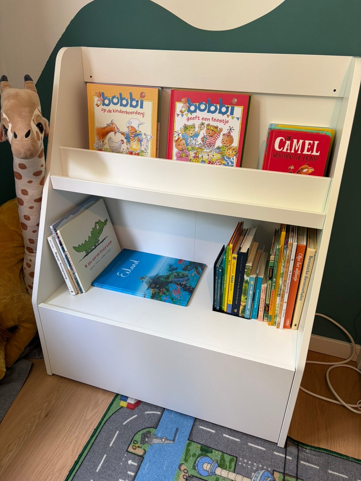 IKEA Bergig boeken- en speelgoedkast, Ophalen, 50 tot 100 cm, Zo goed als nieuw, Minder dan 100 cm