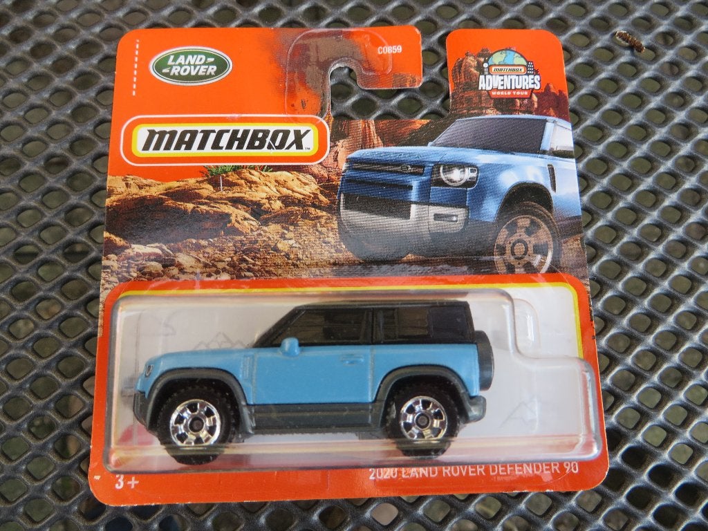 Matchbox Land Rover Defender blauw, Hobby en Vrije tijd, Ophalen of Verzenden, Nieuw, Auto