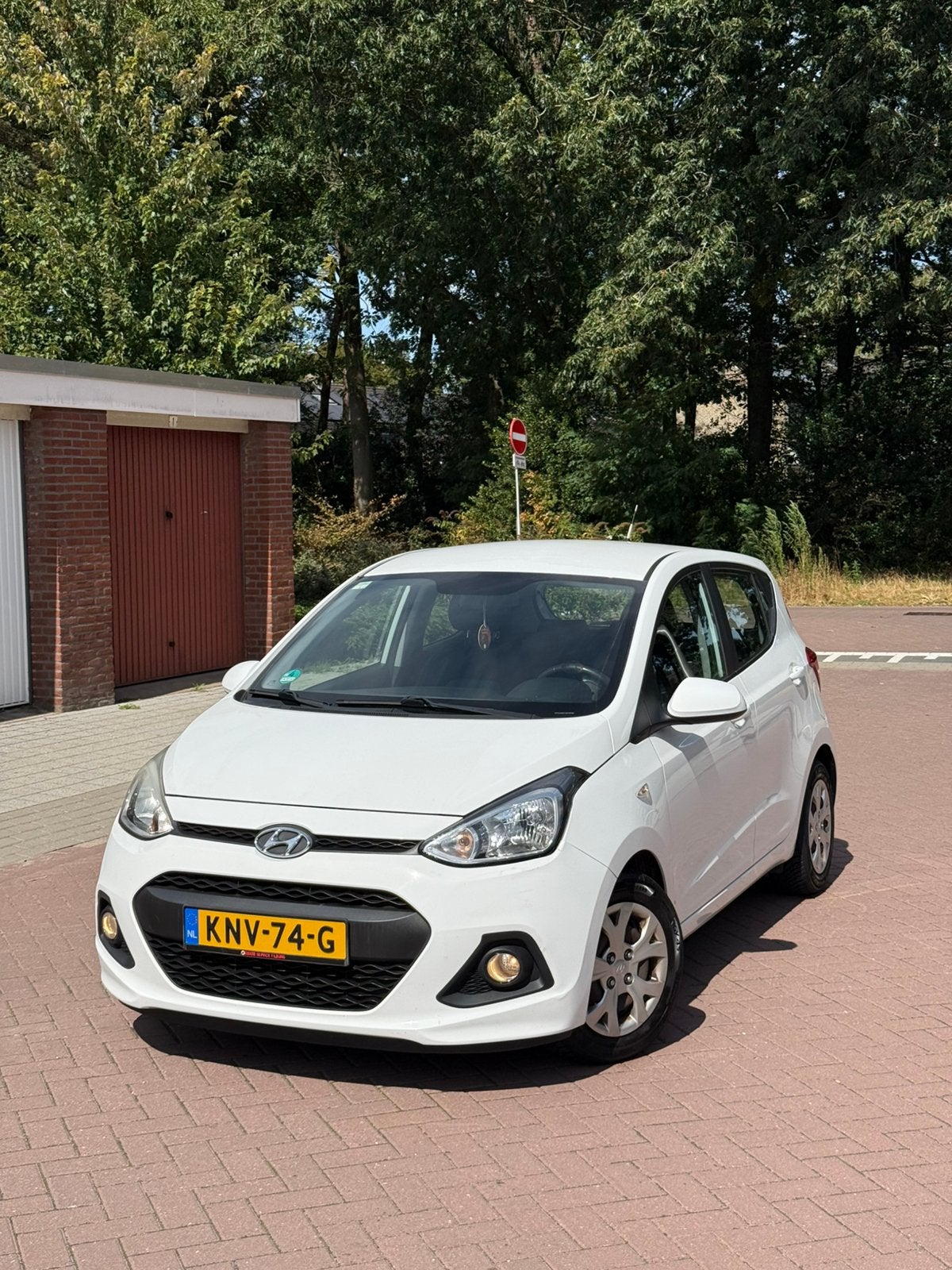 Hyundai i10 1.0 LPG AfFabriek UNIEK!, Auto's, Voorwielaandrijving, Dealer onderhouden, Verwarmde buitenspiegels, Wit