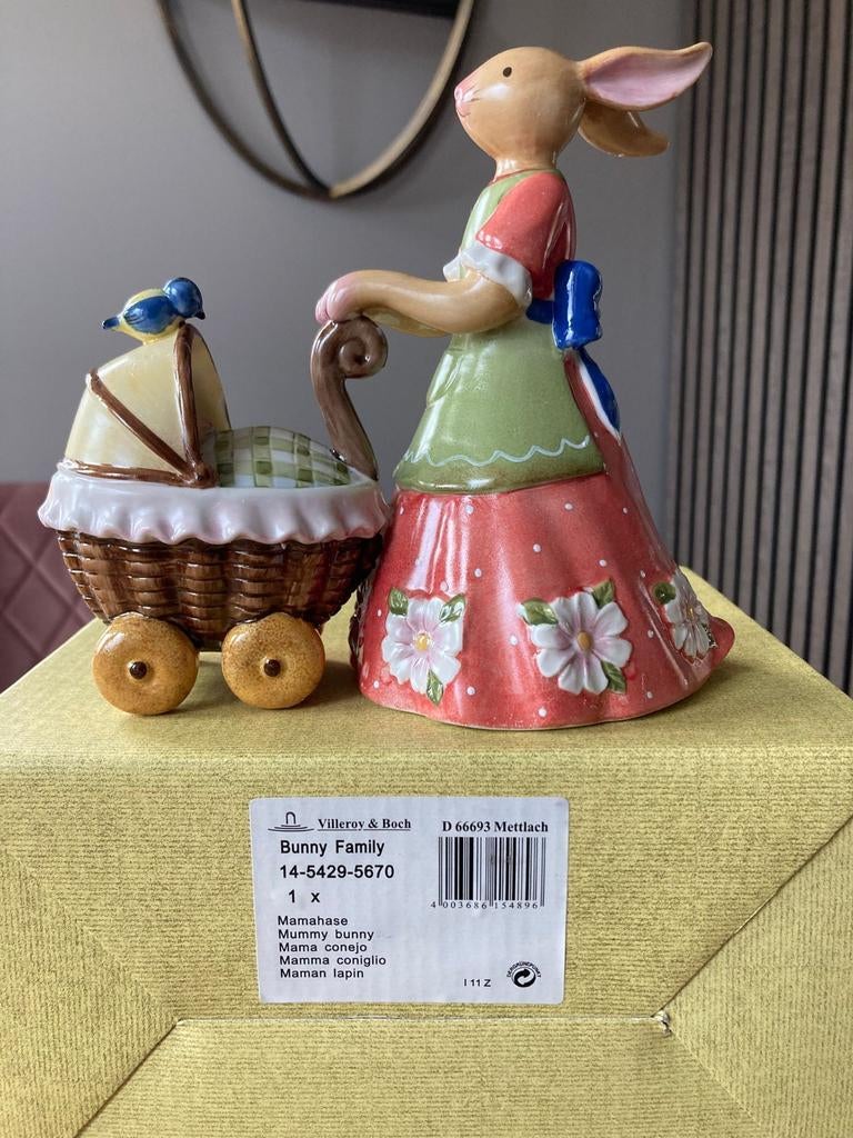 Villeroy & Boch Bunny Family Paasdecoratie, Ophalen of Verzenden, Zo goed als nieuw