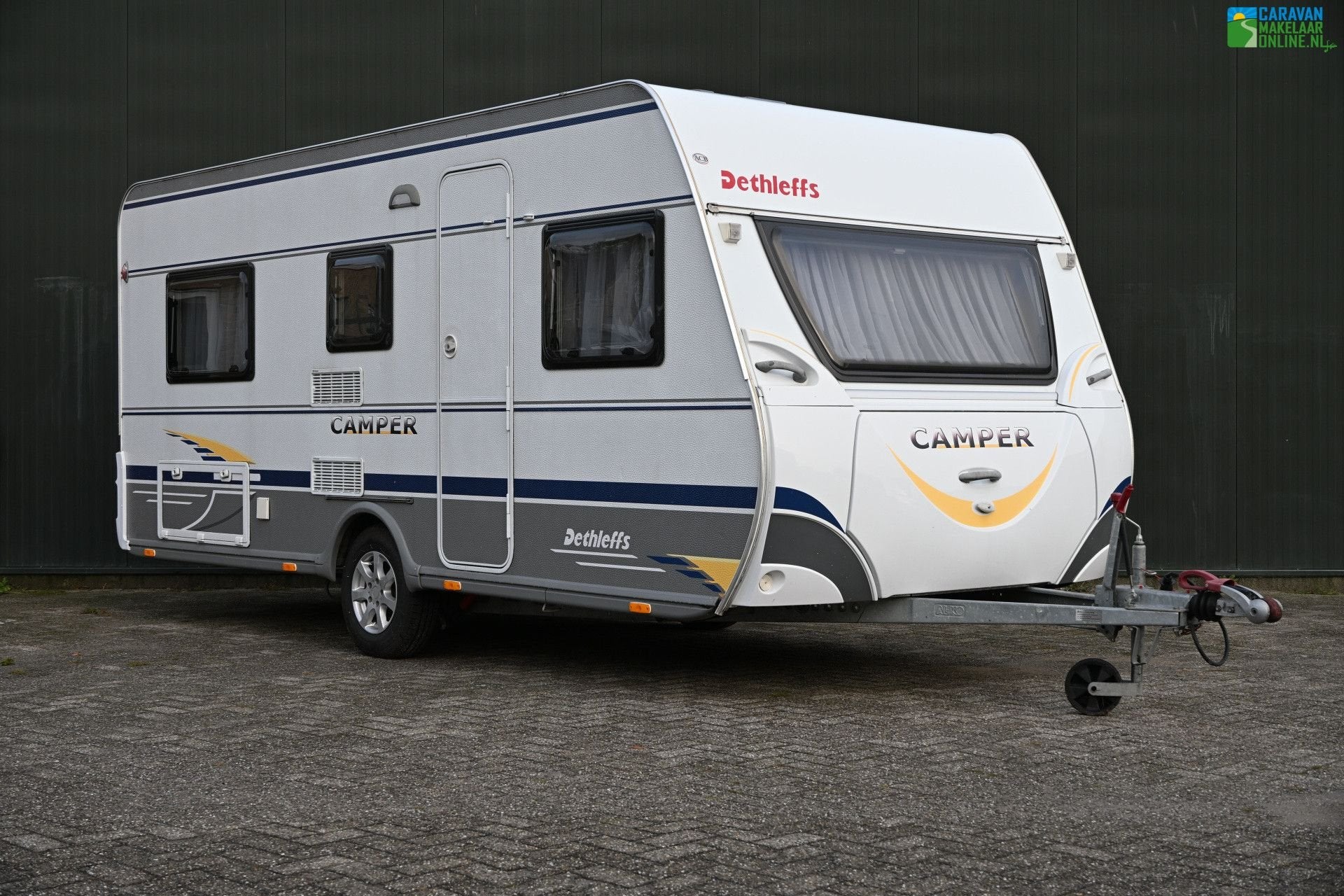 Dethleffs Camper 470 V Enkele bedden Fietsendrager Voortent, Rondzit, Kachel, Bedrijf, Dethleffs