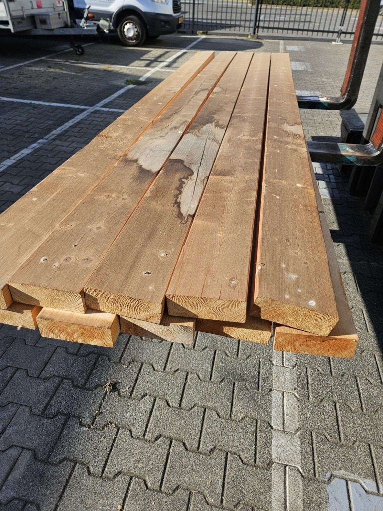 Opruiming - Vuren gording balken | vurenhout balk geschaafd, Doe-het-zelf en Verbouw, Nieuw, Ophalen of Verzenden, Balk, Vuren