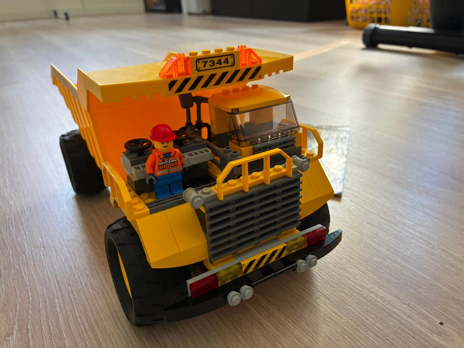 Lego City Kiepwagen 7344 - Compleet, Lego, Ophalen of Verzenden, Compleet, Complete set