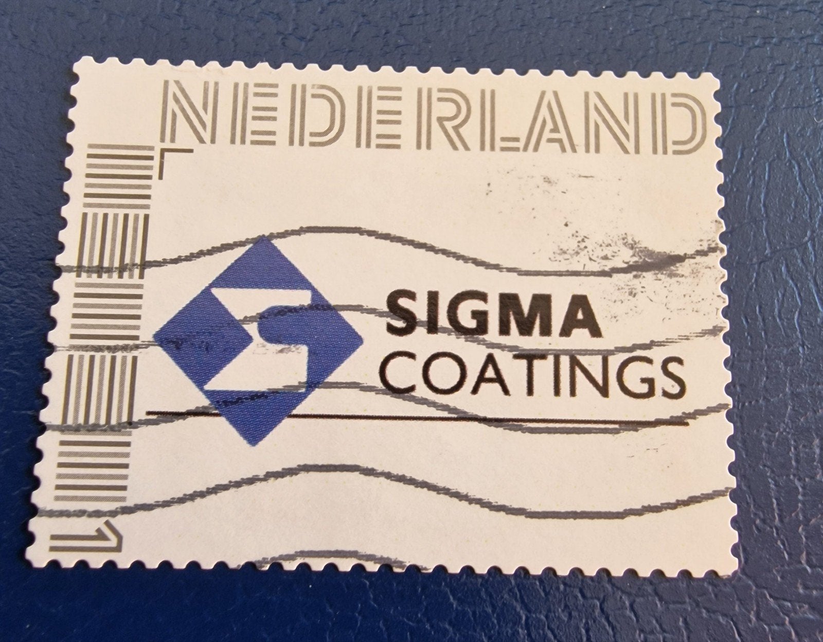 kv421 persoonlijke Nederland Sigma Coatings Postzegel Gestem, Ophalen of Verzenden, Na 1940, Gestempeld