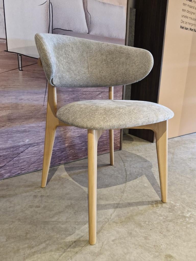 SALE Eetkamerstoelen beuken/gestoffeerd, Ophalen, ., Nieuw, Stof