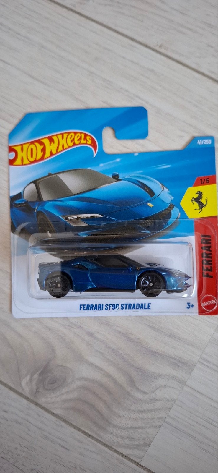 Hot Wheels Ferrari SF90 Stradale Blauw, Ophalen of Verzenden, Nieuw