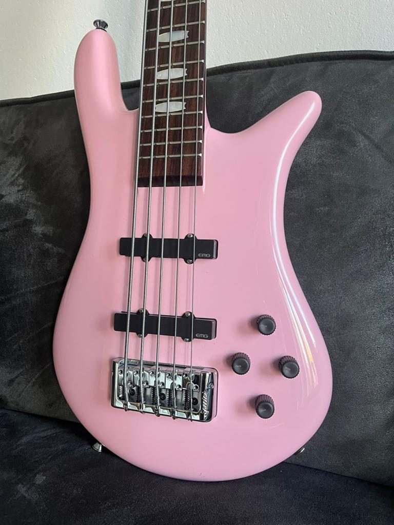 Te koop/ruil Spector Euro Classic 5 LTD shell pink, Muziek en Instrumenten, Ophalen, Zo goed als nieuw, Elektrisch, 5-snarig