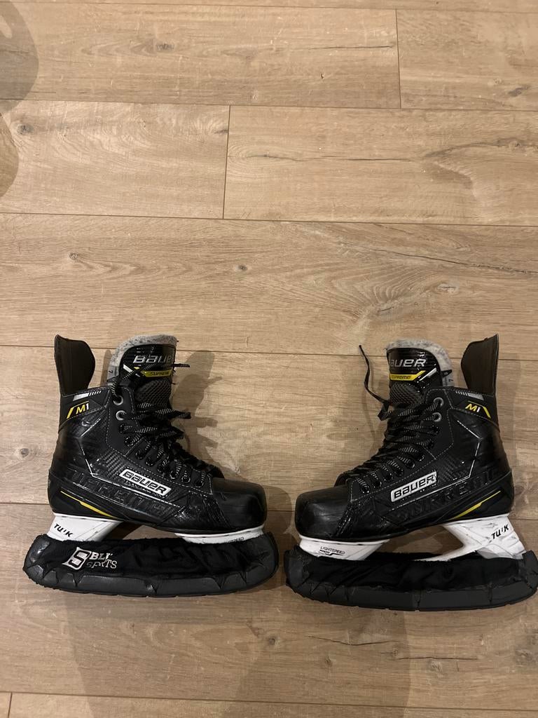 Bauer Supreme M1 ijshockeyschaatsen, Sport en Fitness, Schaatsen, Ophalen of Verzenden, Gebruikt, IJshockeyschaatsen, Bauer