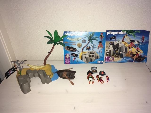 Te koop: playmobil 4139 pirateneiland zgan!!, Ophalen of Verzenden, Zo goed als nieuw