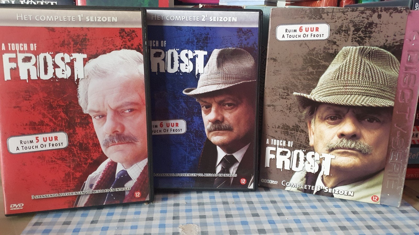 BBC serie:A Touch of Frost - Seizoen 1, 2 & 3 (DVD) setprijs, Engels, Misdaad, Ophalen of Verzenden, Zo goed als nieuw
