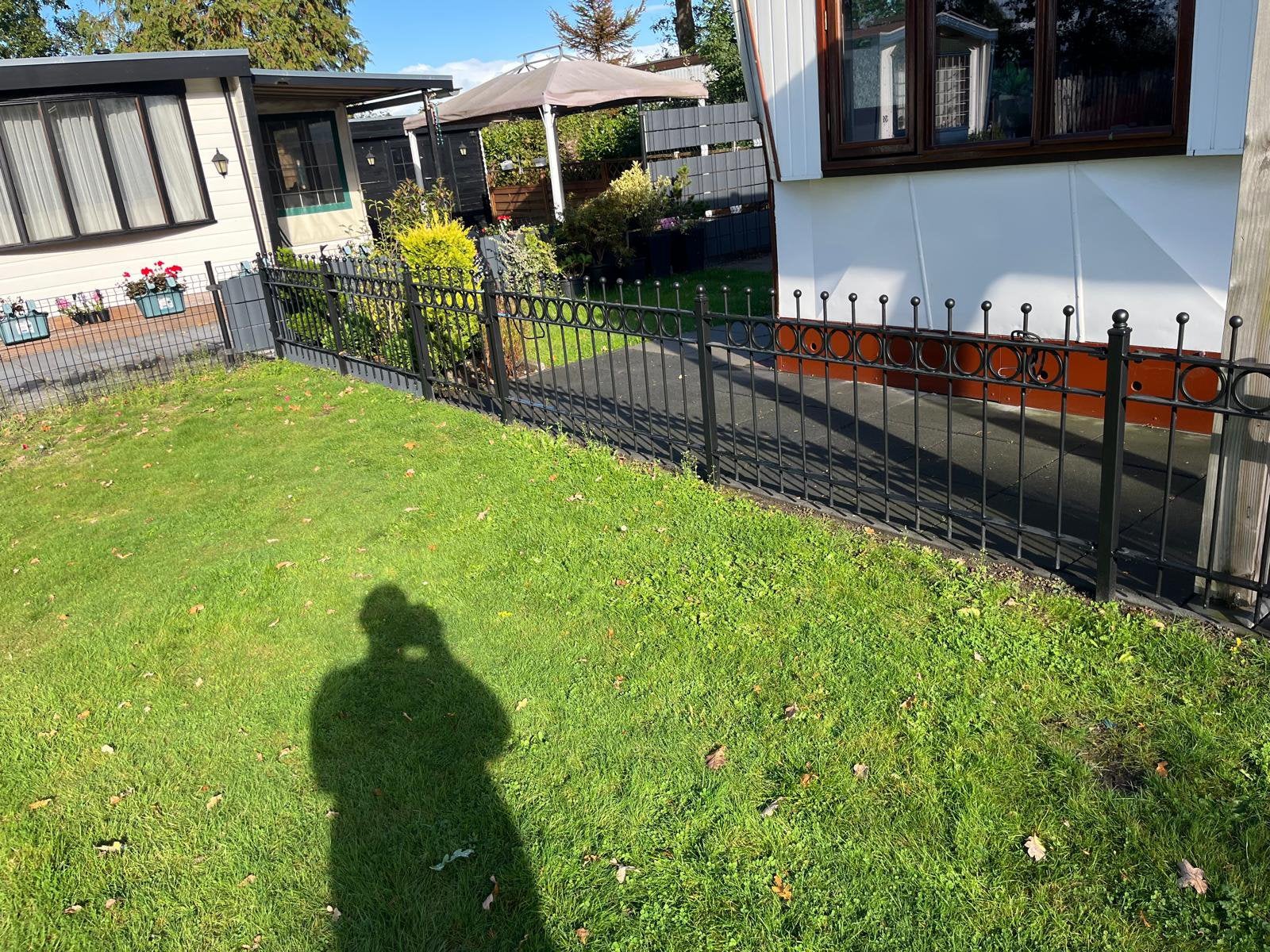 Metalen hekwerk, Tuin en Terras, Ophalen, Gebruikt, Overige typen