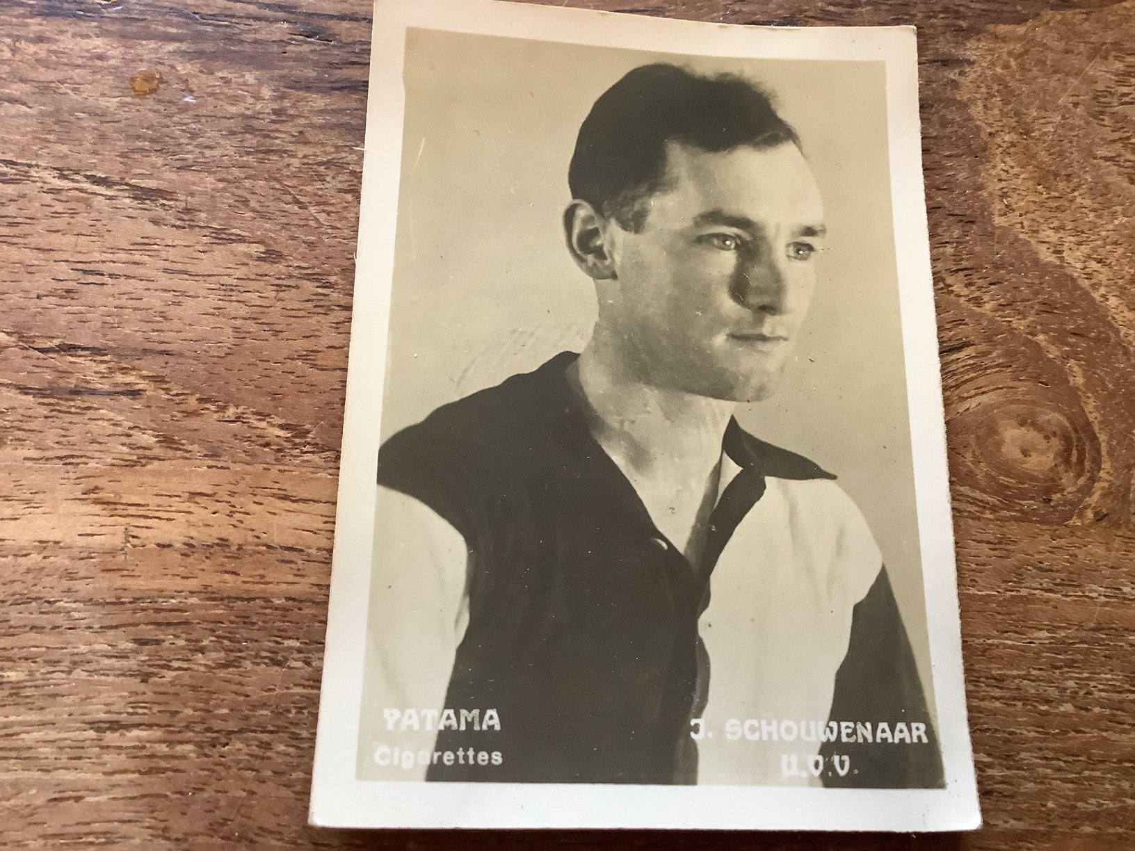 Foto Yatama J Schouwenaar UVV, Ophalen of Verzenden, Gebruikt, Spelerskaart