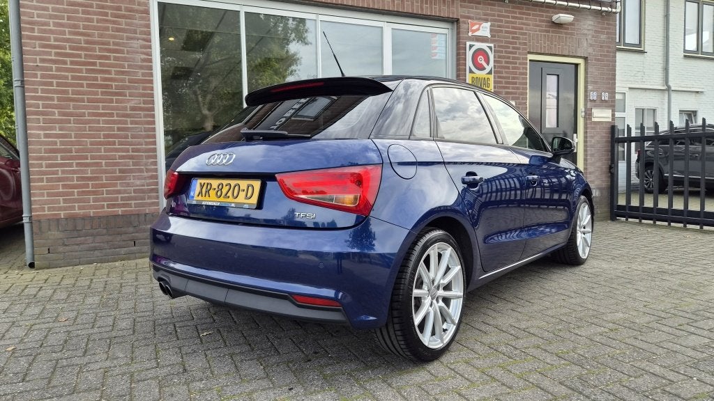 Audi A1 Sportback 1.4 TFSI Sport Pro Line S-Line Automaat, K, Auto's, Dealer onderhouden, 125 pk, 4 cilinders, Blauw