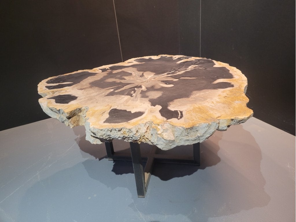 Unieke salon of bijzettafel van VERSTEEND HOUT, Huis en Inrichting, Tafels | Salontafels, Overige materialen, Niet ingevuld, Nieuw