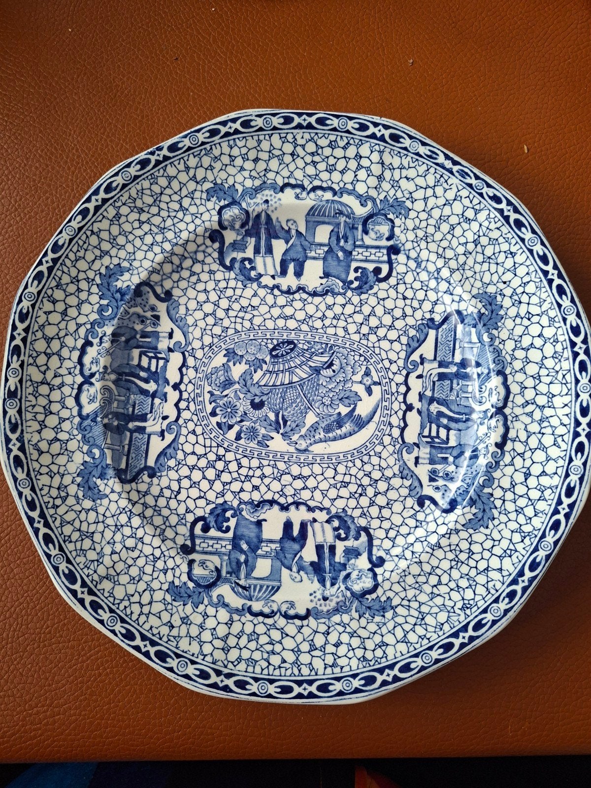 Antiek William Adams Bord - Chinees Patroon uit 1780, Antiek en Kunst, Ophalen