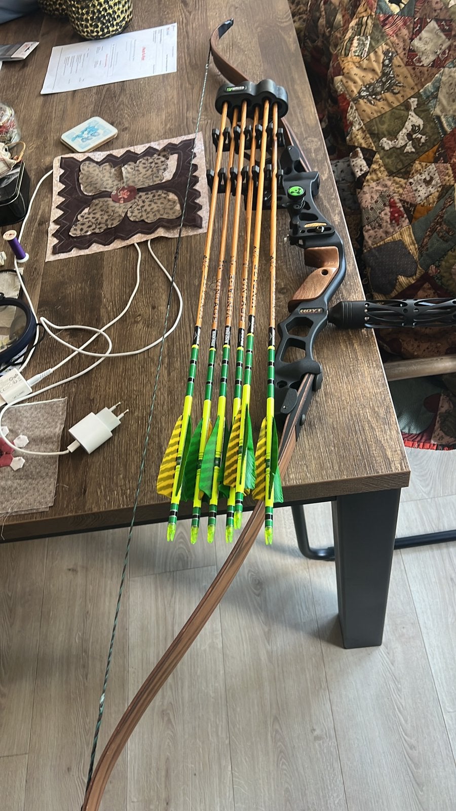 Hoyt satori rh, Sport en Fitness, Handboogschieten, Ophalen of Verzenden, Zo goed als nieuw