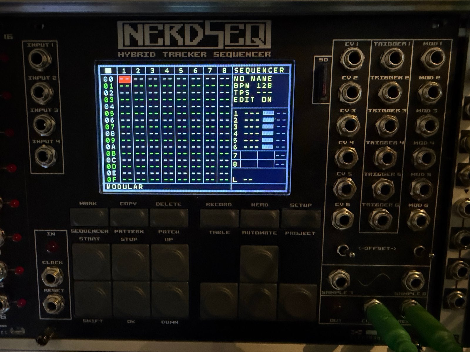Nerdseq Sequencer met HDMI, IO en 16 Triggers Expansions, Overige merken, Zo goed als nieuw, Met midi-aansluiting, Overige aantallen