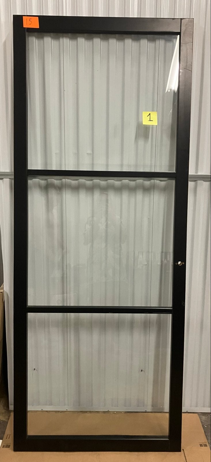 Nieuwe Stalen Look Showroomdeur (Stomp) – 93 x 231,5 cm, Ophalen, 80 tot 100 cm, 215 cm of meer, Binnendeur
