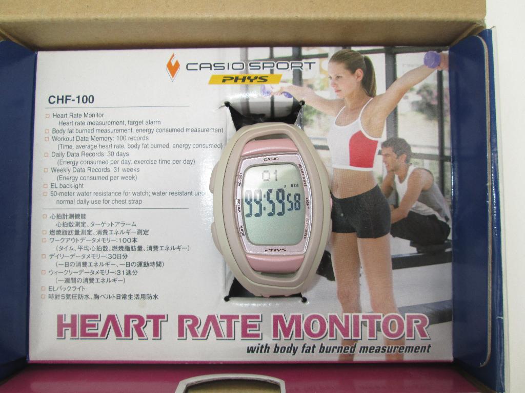 Casio Heart Rate monitor Sport Phys-100, Ophalen of Verzenden, Nieuw, Overige merken, Met loopsnelheid