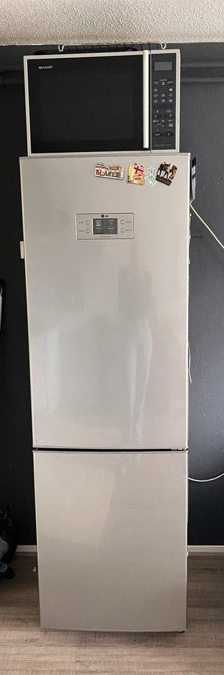 LG Koelkast met aparte vriezer - Total No Frost, Ophalen, Gebruikt, 200 liter of meer, 60 cm of meer
