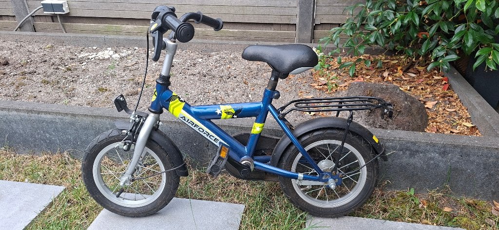 Airforce kinderfiets, Ophalen, Gebruikt, Velgrem, Minder dan 16 inch