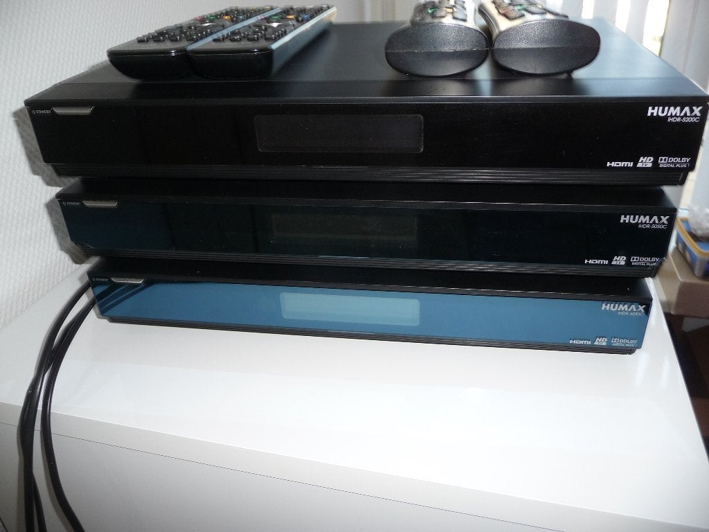 Humax iHDR  1X 5200 2X 5050 met afstandsbediening, Ophalen of Verzenden, Gebruikt, Decoder