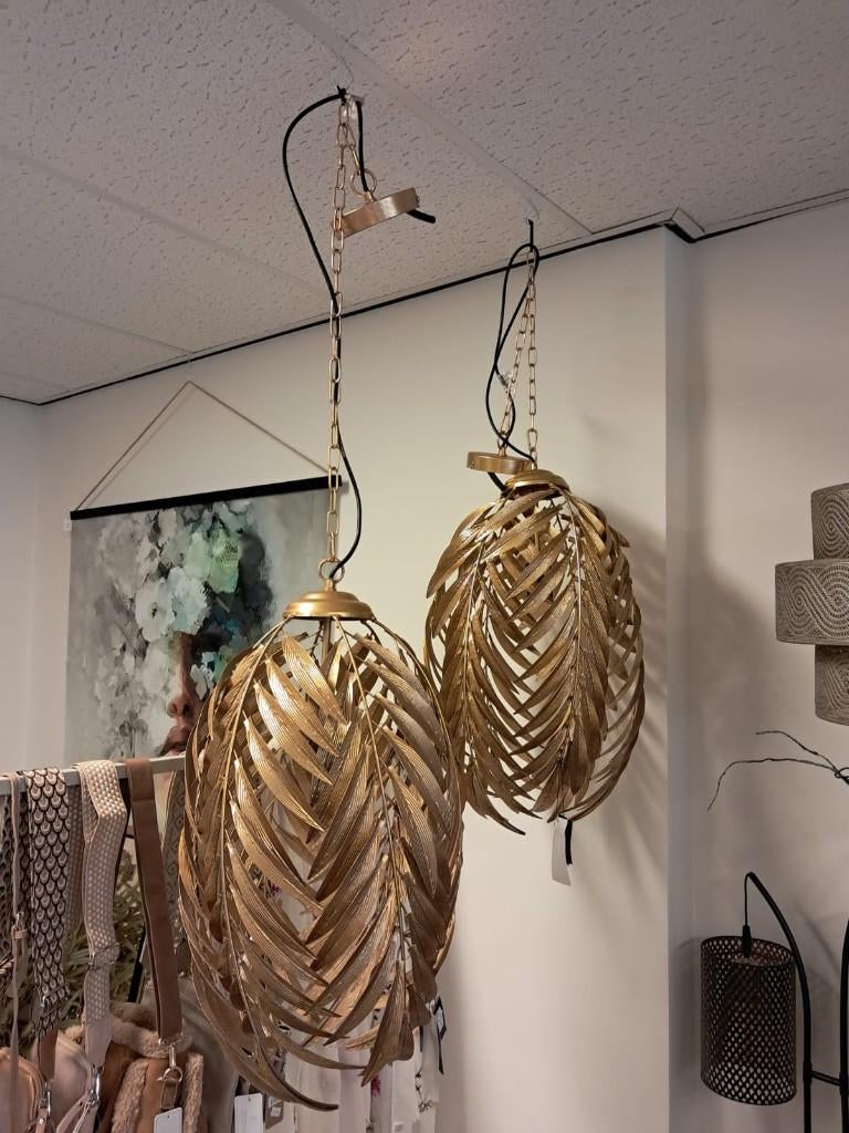 PTMD lamp goud metaal, Ophalen of Verzenden, Nieuw, Metaal, 50 tot 75 cm