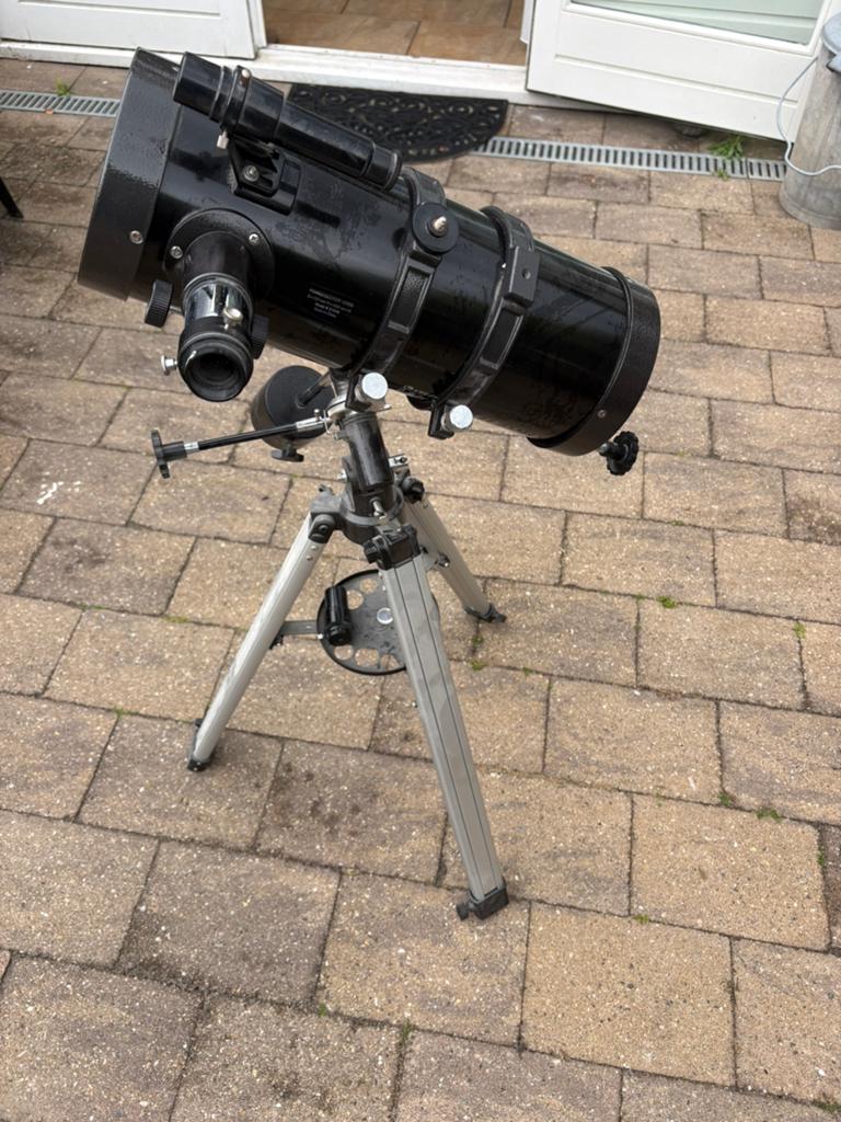 Telescoop, Audio, Tv en Foto, Optische apparatuur | Telescopen, Ophalen of Verzenden, Zo goed als nieuw, Minder dan 80 mm, Lenzentelescoop (refractor)