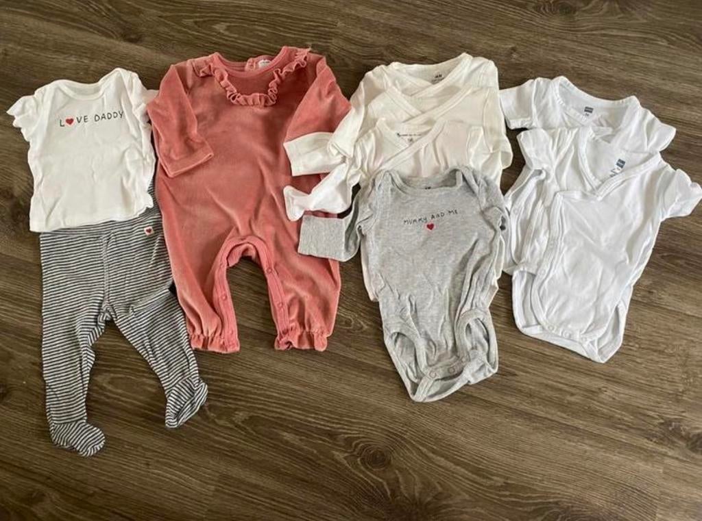 Babykleding pakket meisjes/jongens maat 56, Ophalen, Gebruikt, Maat 56