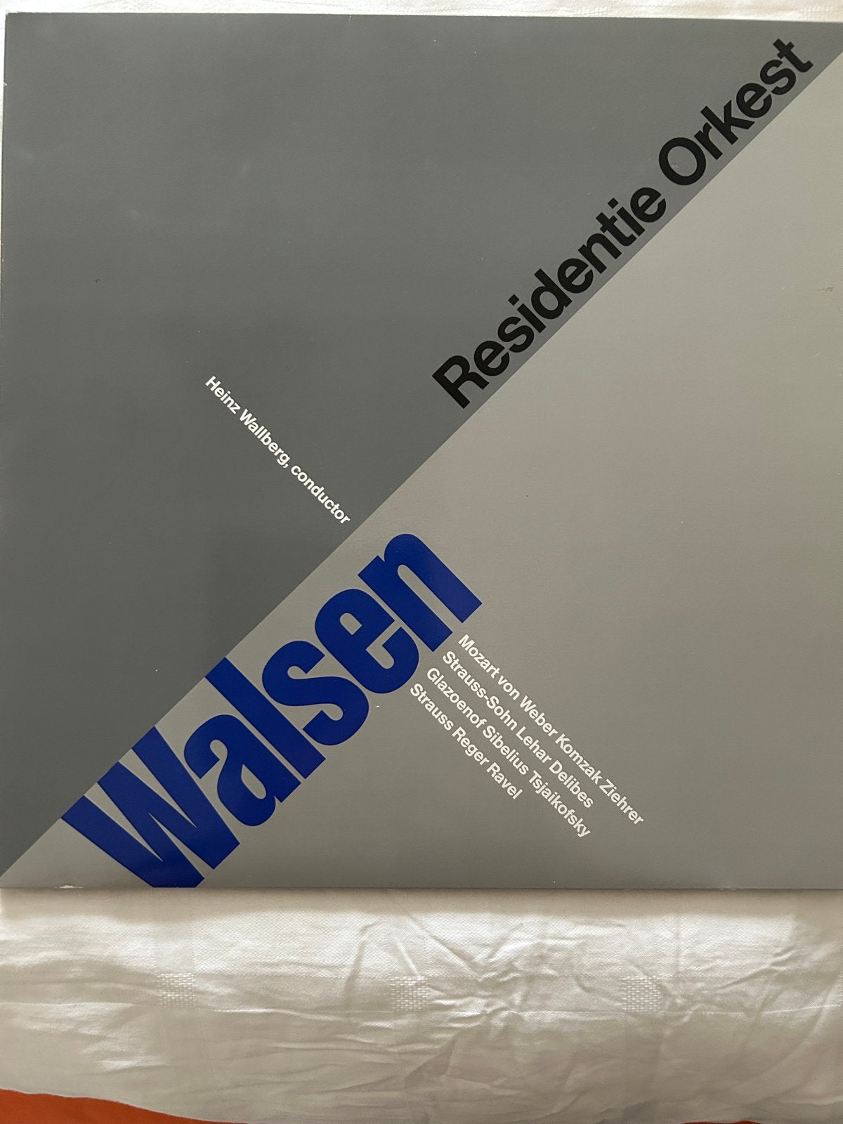 Residentie Orkest - Walsen (Heinz Wallberg, conductor), Cd's en Dvd's, Vinyl | Klassiek, Ophalen, Gebruikt, Mozart, Romantiek