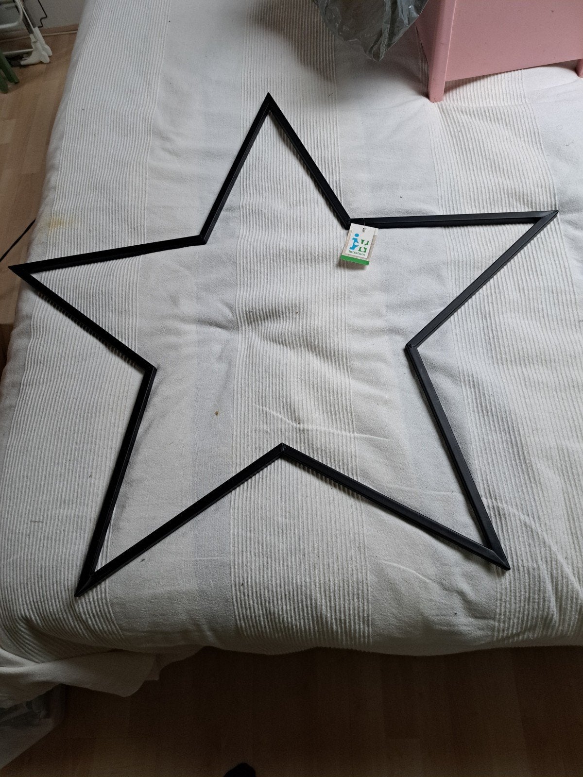 nieuw groot zwart ijzeren kerst ster., Ophalen, Nieuw