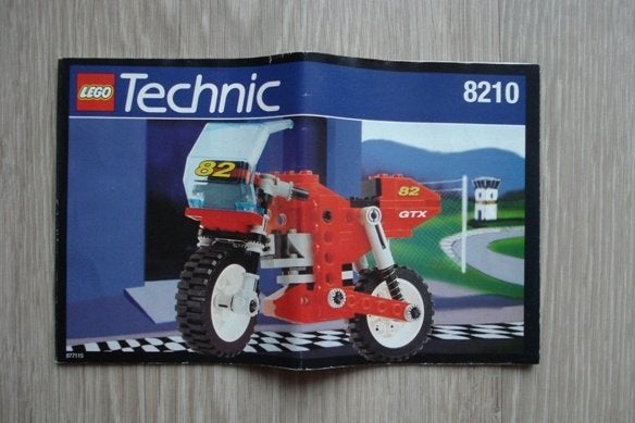 Nieuw bouwbeschr. Lego set 8210 Technic Nitro GTX motor 1995, Kinderen en Baby's, Lego, Overige typen, Nieuw, Ophalen of Verzenden
