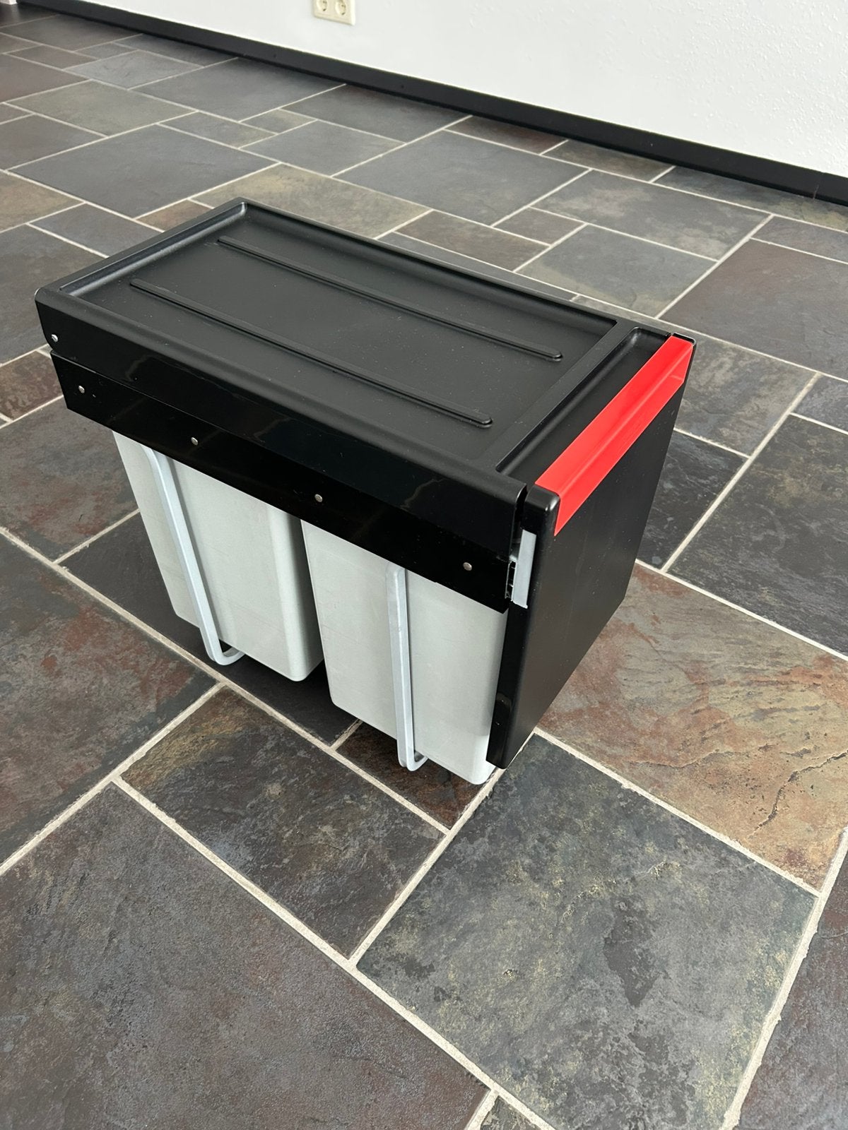 Franke Cube 30 inbouw prullenbak 2x15 liter, Ophalen of Verzenden, Gebruikt
