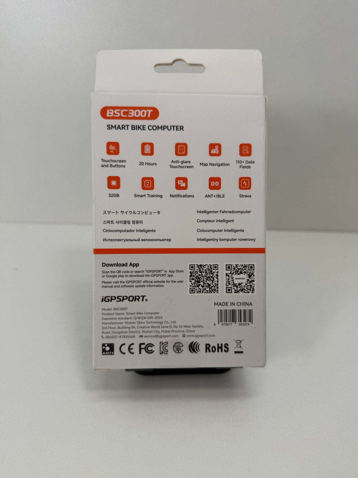 iGPSPORT BSC300T fietscomputer set, Fietsen en Brommers, Onbekend, Nieuw, Ophalen of Verzenden, Onbekend