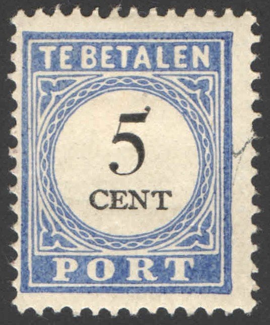 Nederland Port 19a ongebruikt 1894, Postzegels en Munten, Postzegels | Nederland, Ophalen of Verzenden, T/m 1940, Postfris