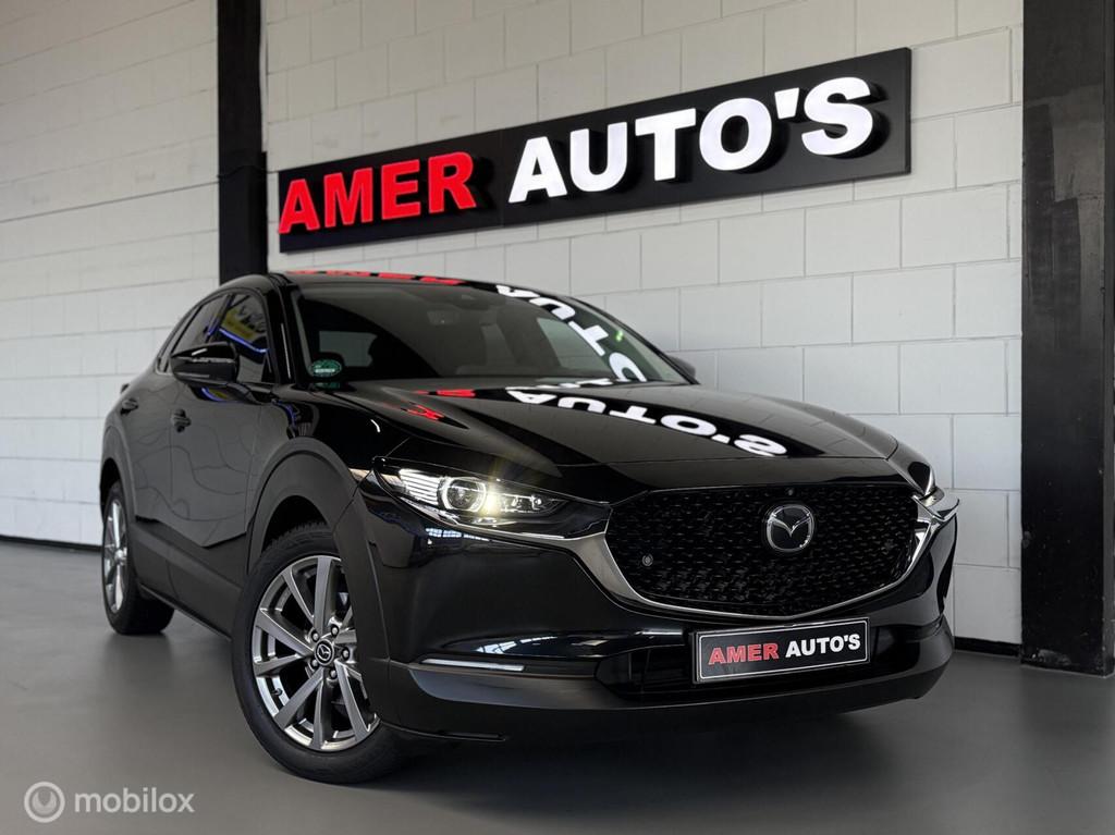 Mazda CX-30 2.0 e-SkyActiv-G M Hybrid/1e eign/360 camera/TOP, 1998 cc, Gebruikt, Zwart, 4 cilinders