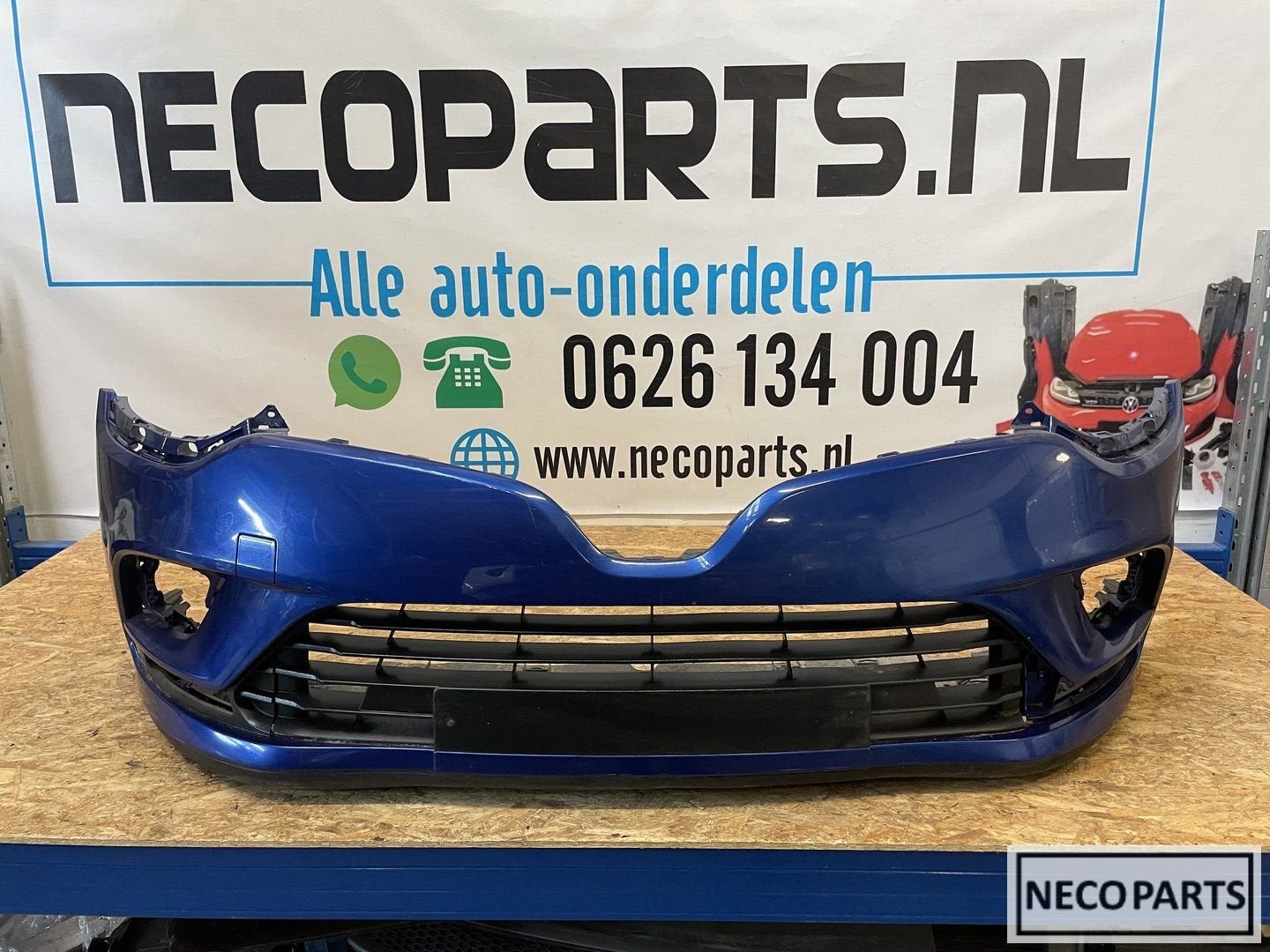 BUMPER RENAULT CLIO VOORBUMPER ORIGINEEL 2016-2019, Gebruikt, -, Renault, -