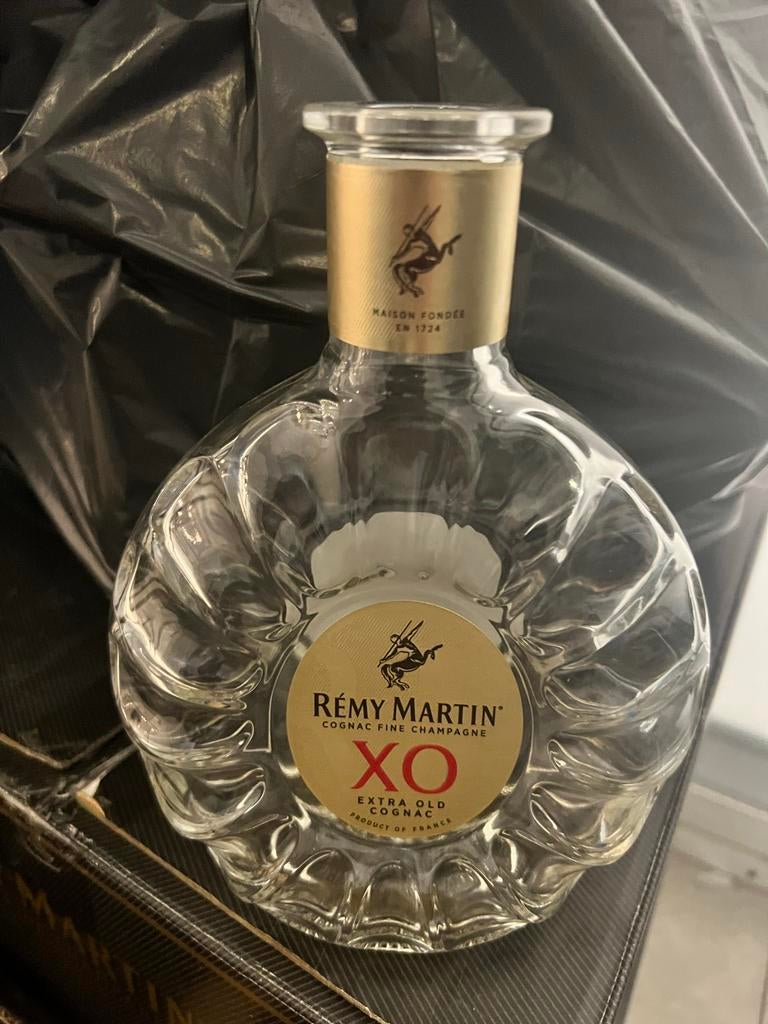 Lege Rémy Martin XO Cognac fles - Decoratie/Verzameling, Ophalen of Verzenden, Zo goed als nieuw