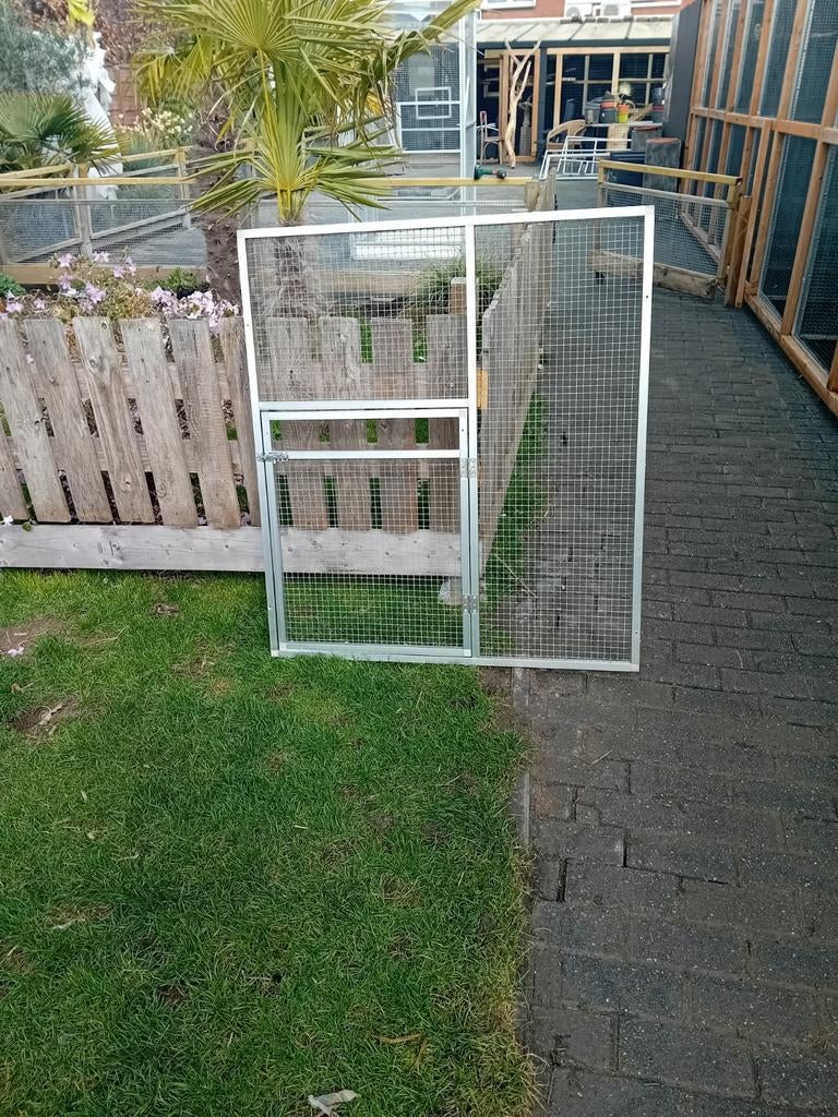 Front panneel aluminium, Ophalen, Aluminium, Broedkooi of Kweekkooi