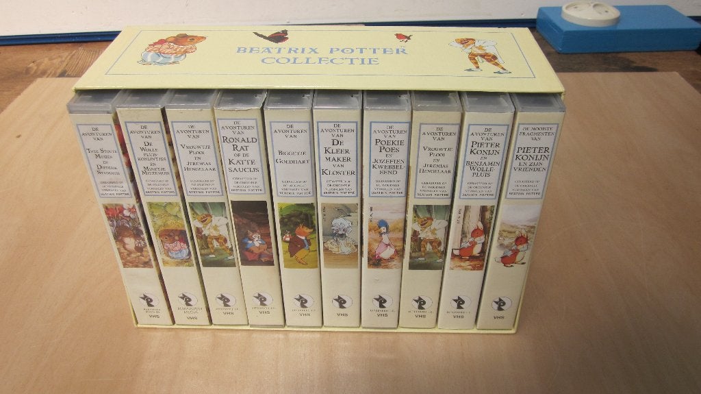 Beatrix Potter Collectie VHS, Tekenfilm, Alle leeftijden, Ophalen of Verzenden, Zo goed als nieuw