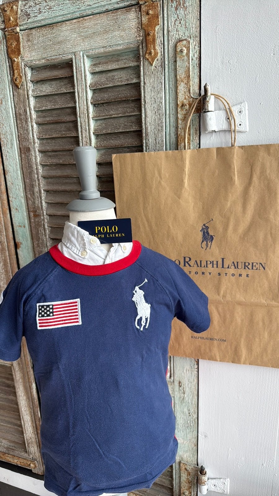 Prachtig RALPH LAUREN shirt Big Pony size 4 / maat 104, Ophalen of Verzenden, Zo goed als nieuw, Shirt of Longsleeve, Polo Ralph Lauren