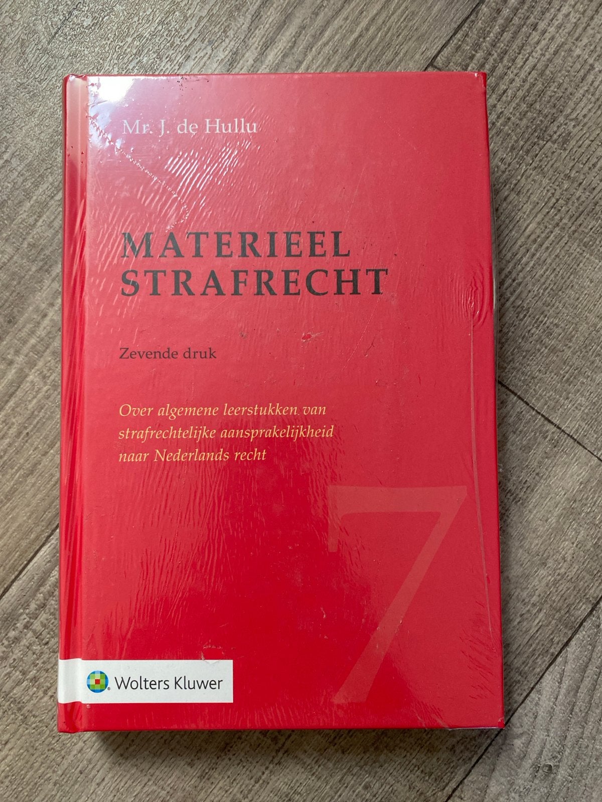 Materieel Strafrecht - Mr. J. de Hullu (Zevende druk), Ophalen of Verzenden, Gamma, Zo goed als nieuw, WO