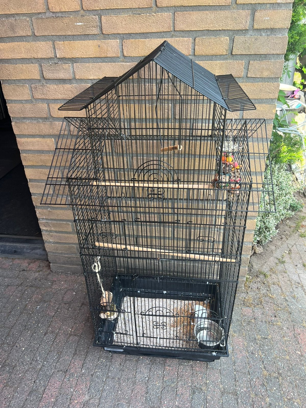 Vogelkooi, Dieren en Toebehoren, Vogels | Hokken en Kooien, Ophalen, Metaal, Vogelkooi