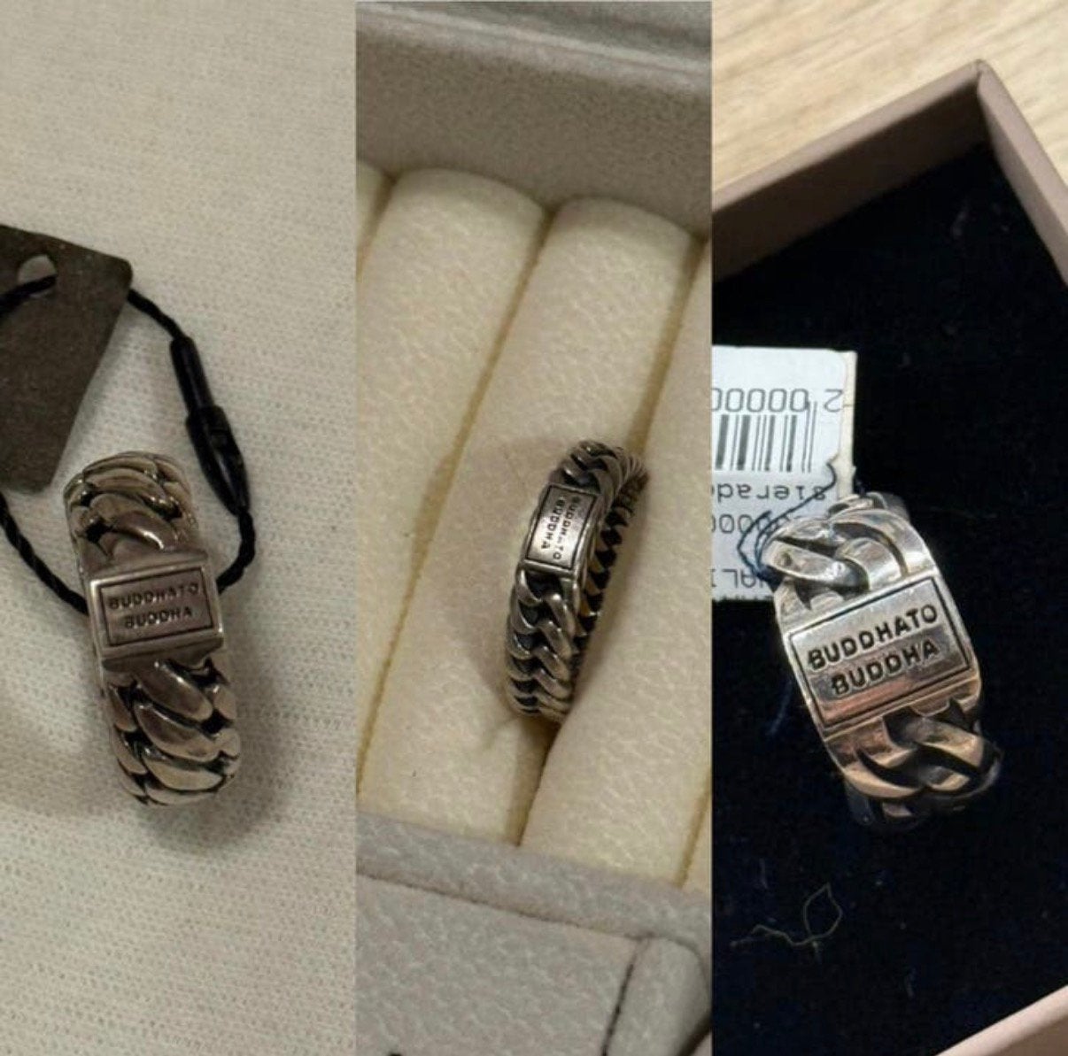 Buddha to buddha, Sieraden, Tassen en Uiterlijk, Ringen, Zo goed als nieuw, Dame of Heer, 18 tot 19, Zilver, Ophalen