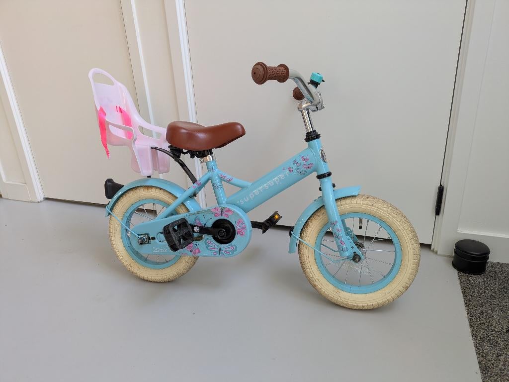 Kinderfiets Supersuper 12 inch, Fietsen en Brommers, Fietsen | Kinderfietsjes, Ophalen, Terugtraprem, Gebruikt, SuperSuper!