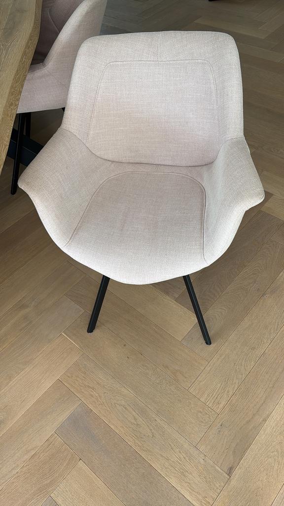 3 eetkamerstoelen Pole tot Pole, Ophalen, Gebruikt, Overige kleuren, Stof