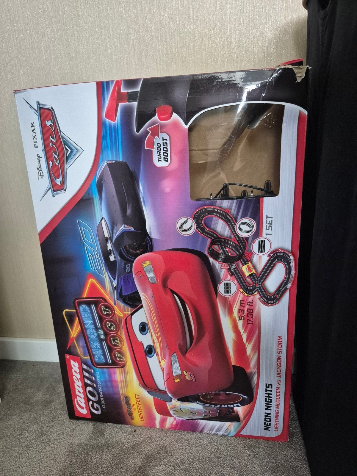 Carrera Go!!! Disney Pixar Cars Racebaan Neon Nights, Ophalen, Racebaan, Carrera, Zo goed als nieuw