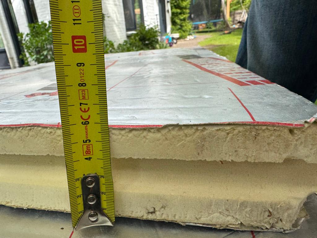 Pir isolatieplaat kingspan 8cm, Ophalen